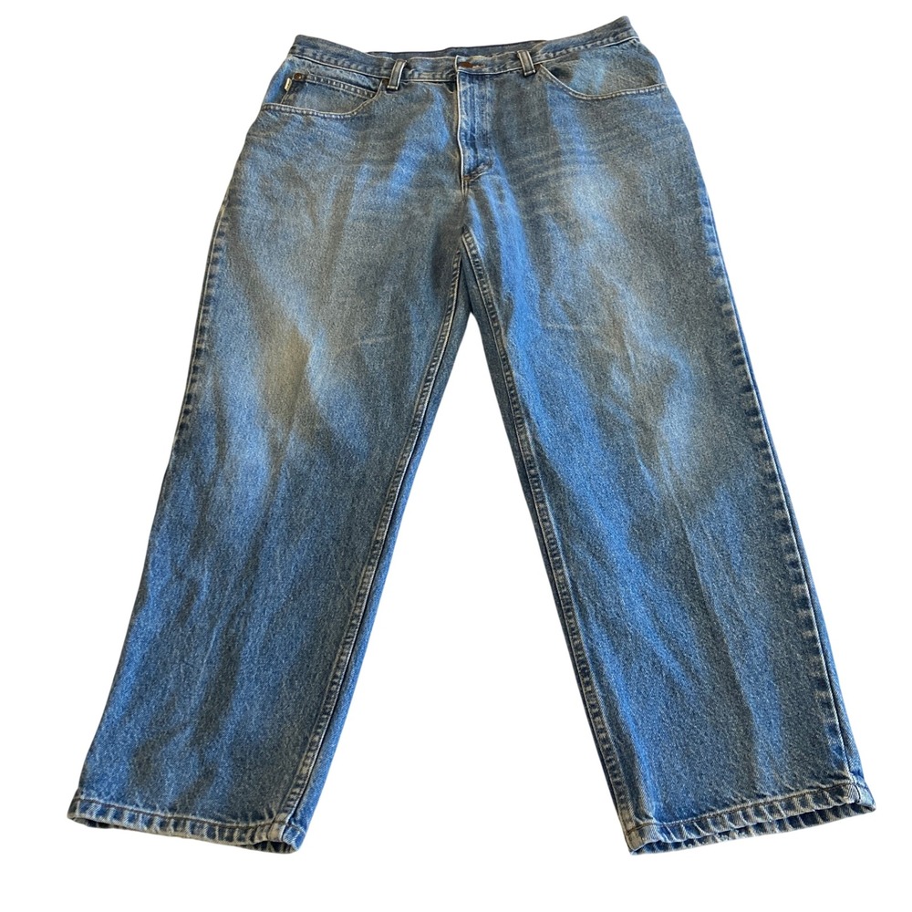 Vintage LL Bean Jeans Mens 38x30‎ (Fit 35x28.5) Double L Relaxed Fit Medium Wash
